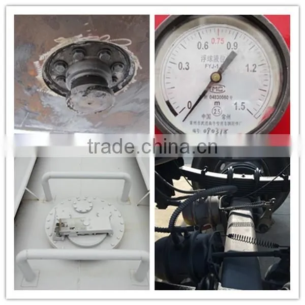 44000liters aluminum 5454 tank fuel tank semi-trailer