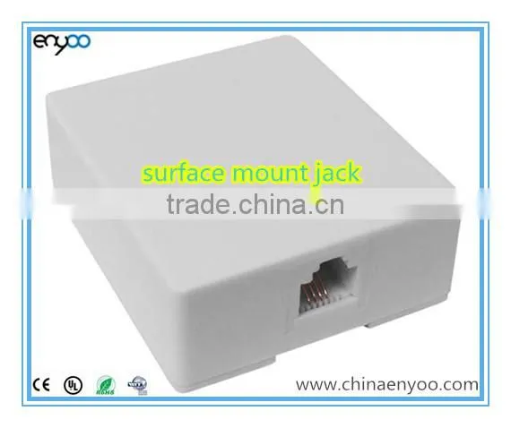 RJ11,RJ12,RJ45 Modular Surface Mount Jack