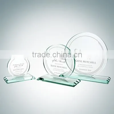2016 elegant blank glass award