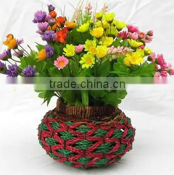 jiayu Wholesale empty willow flower vase baskets