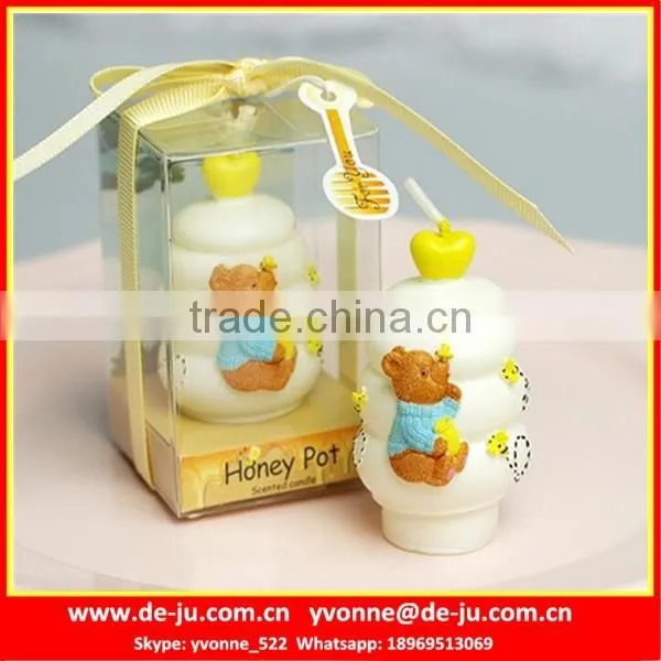 Bear Honey Jar Professional Sculpture Small Craft Candle