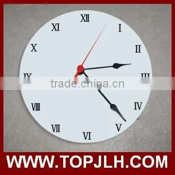 2017 Hot Sell Christmas gift custom photo printed wall clocks sublimation blank wall clocks for sublimation
