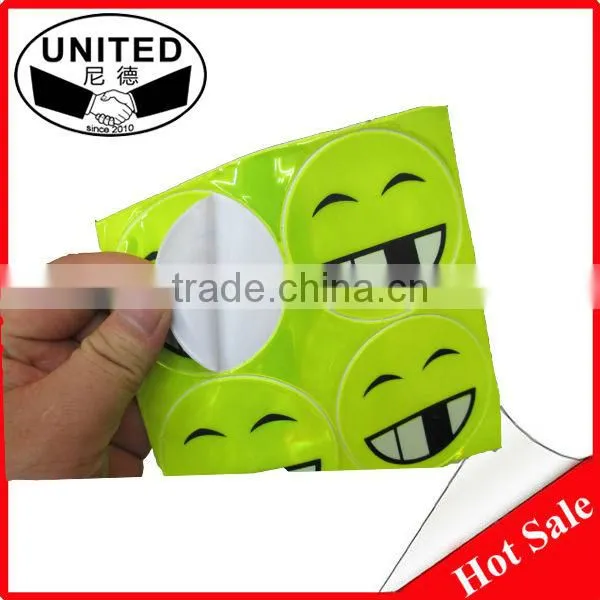 Fluorescence Yellow Safety Warning Self Adhesive stickers