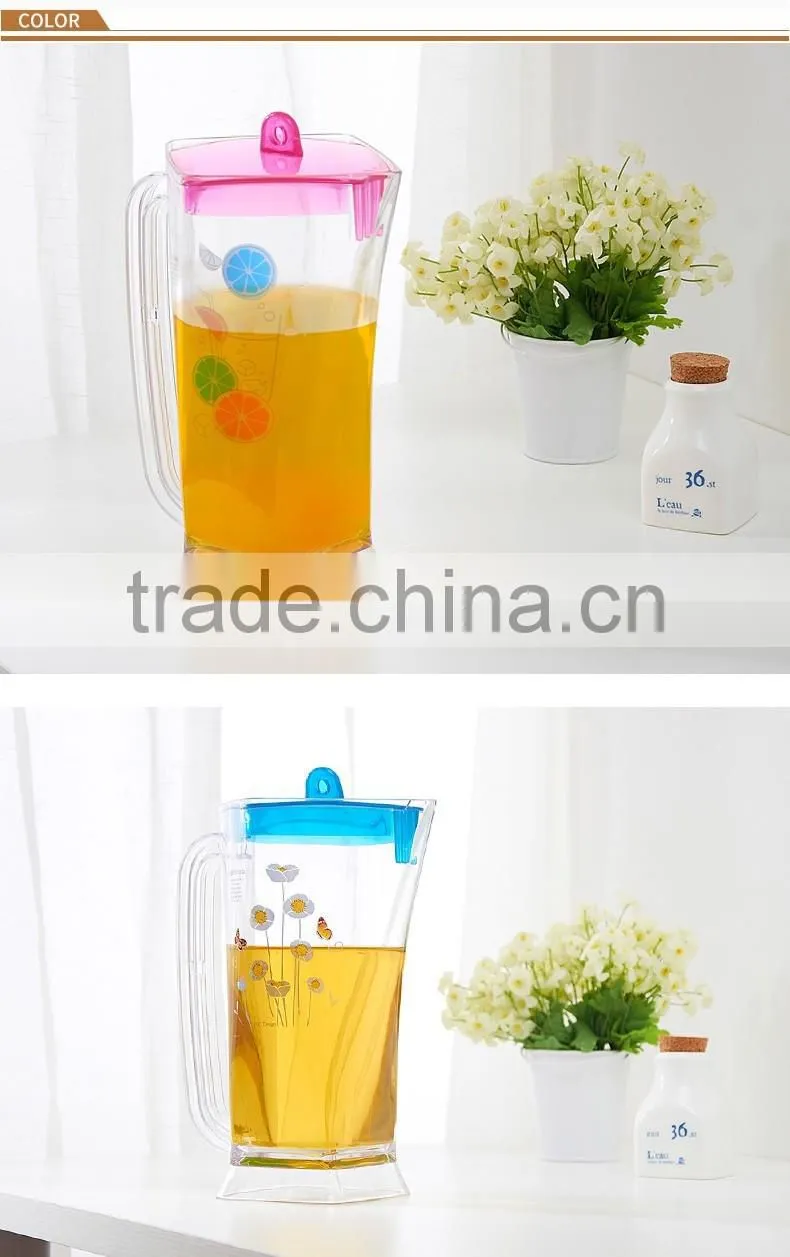 Plastic Juice Pitchers, Plastic pitchers for water and juice, Juice and water pitchers