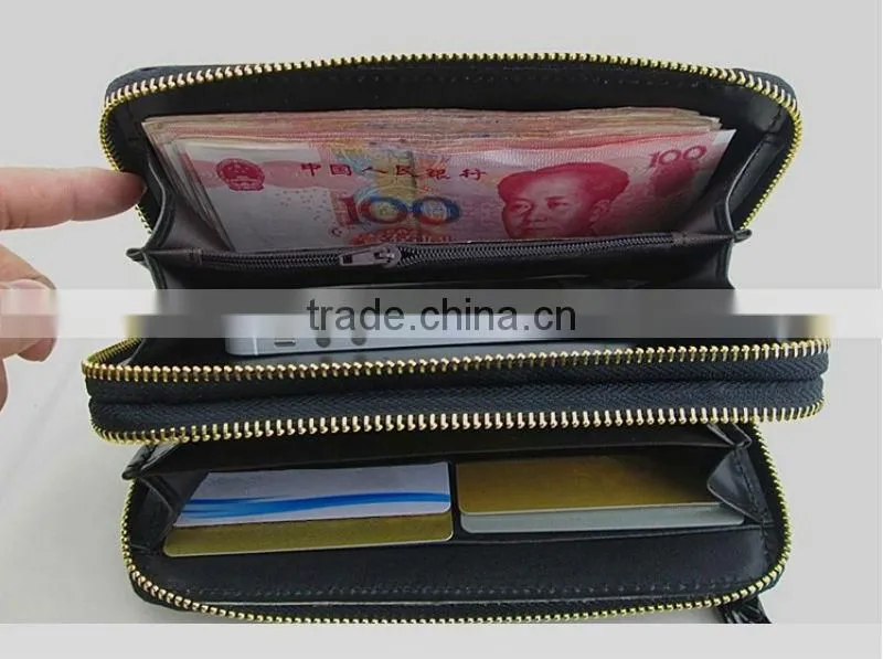 Ladies' croco Fashion PU Leather Wallet