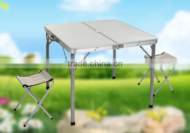 Aluminum Folding Portable Picnic Camping Set Table and Chairs