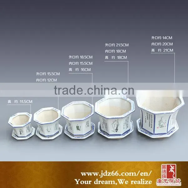 Chinese Beautiful Jingdezhen Antique Blue and White Porcelain