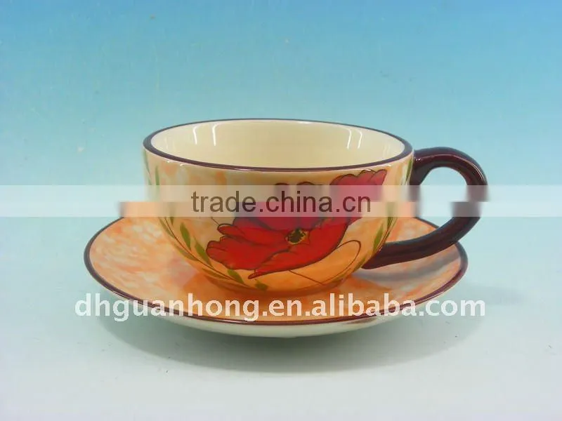 Ceramic Coffee mug With Saucers