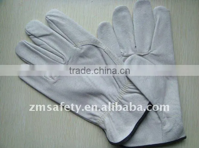 Pig grain leather driver gloves ZM36-H