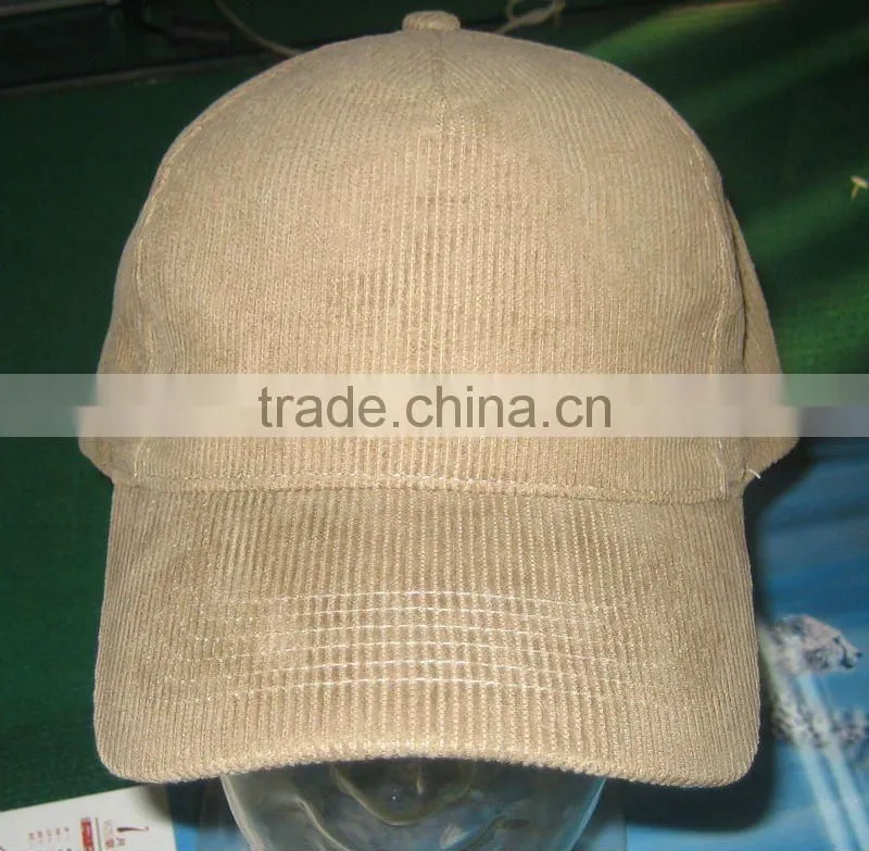 corduroy baseball cap