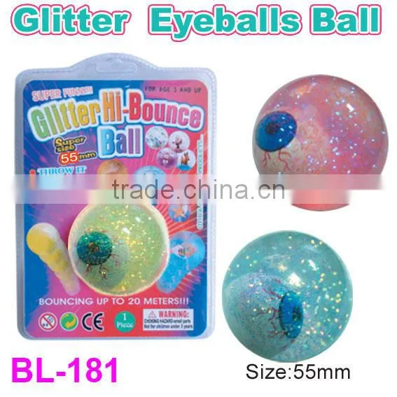 Colorful Glitter LED Bouncy Balls for Kids