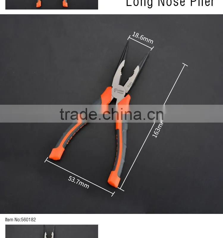 Professional Hand Tool Industry Line Long Nose 6" Plier
