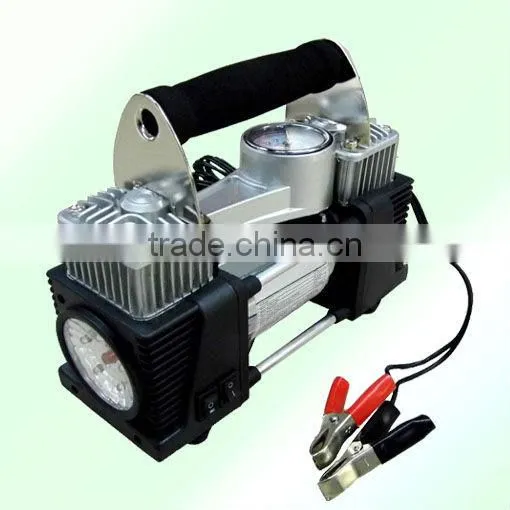 E100 Good quality car air pump air compressor double-cylinder air pump