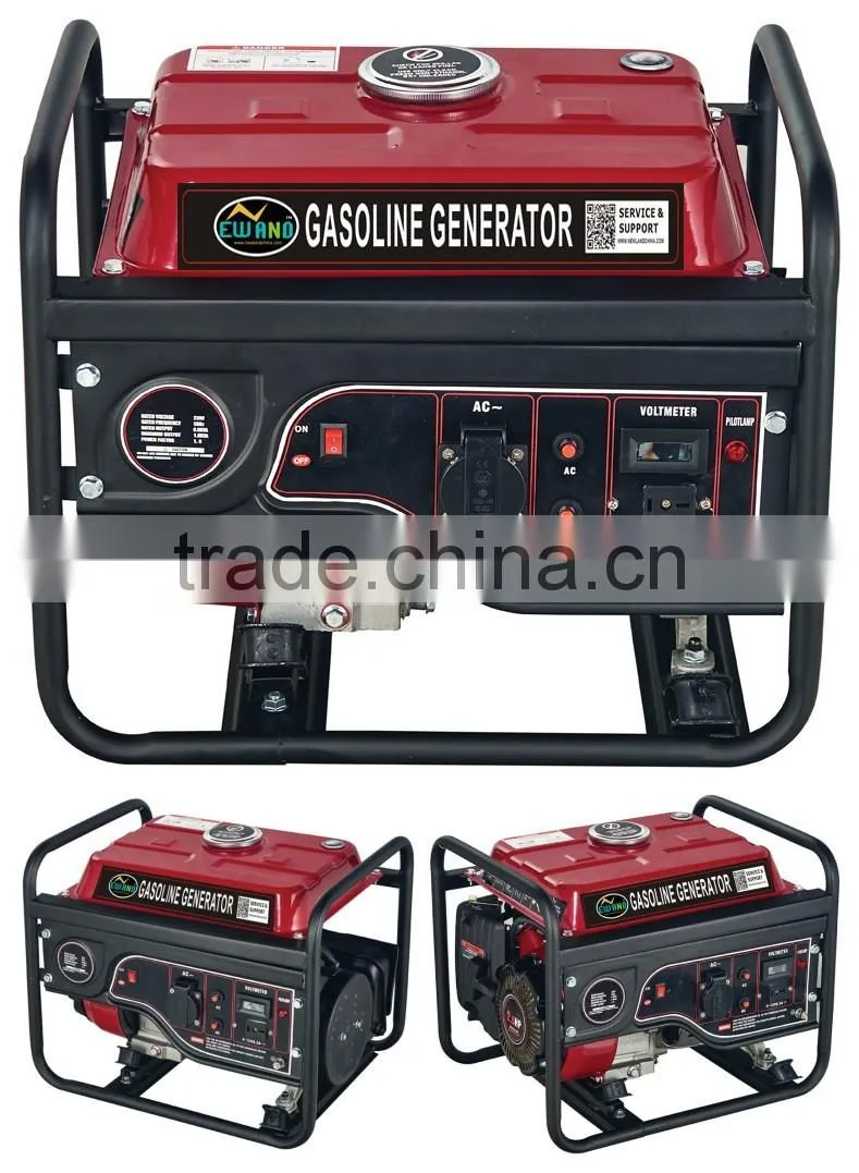 154F 2.5HP Gasoline engine/AC output 220V50HZ/1kva portable gasoline dynamo generator price