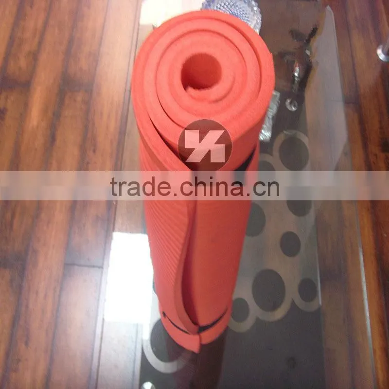 Dual rubber printing color yoga mat