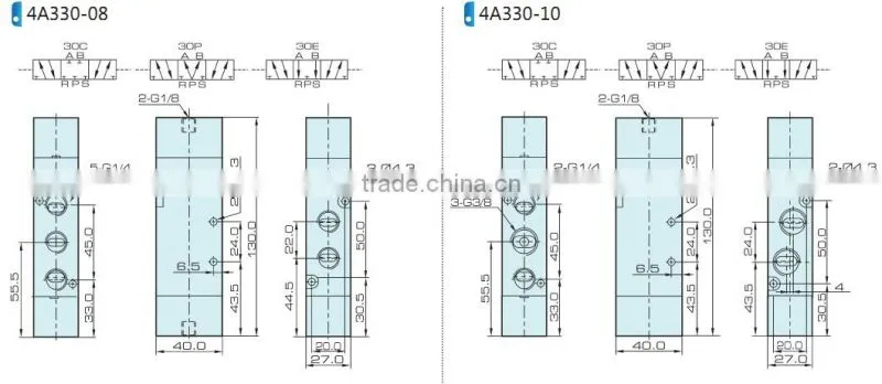 4V300series Control Valves with high quality