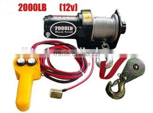 off road auto parts car winch 4x4 hot sale synthetic rope winches 12v electric winch for 4x4