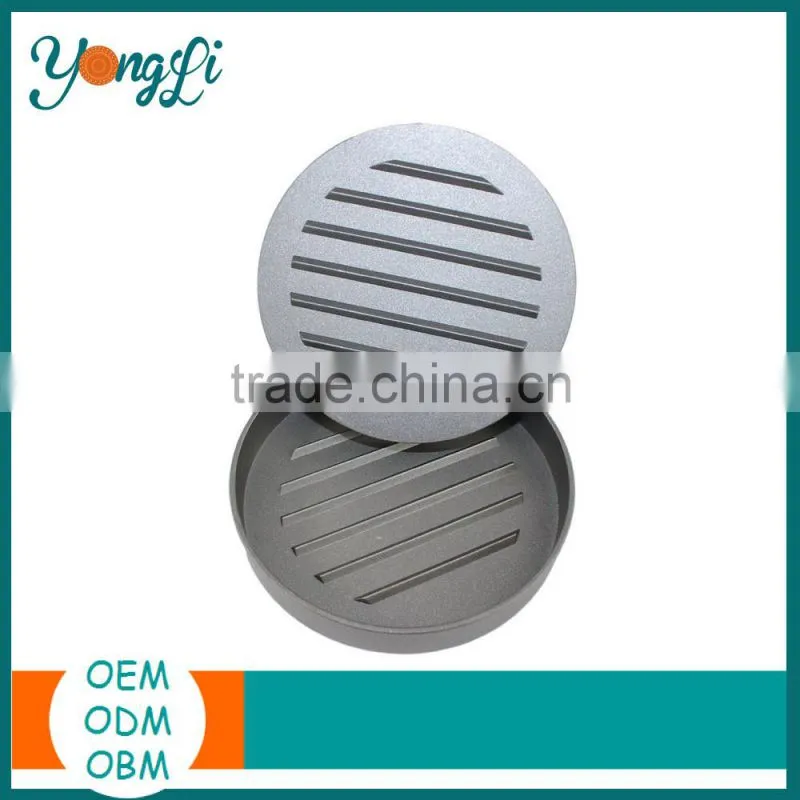 Aluminum Burger Press Hamburger Maker Non Stick Patty Mold Ideal for BBQ