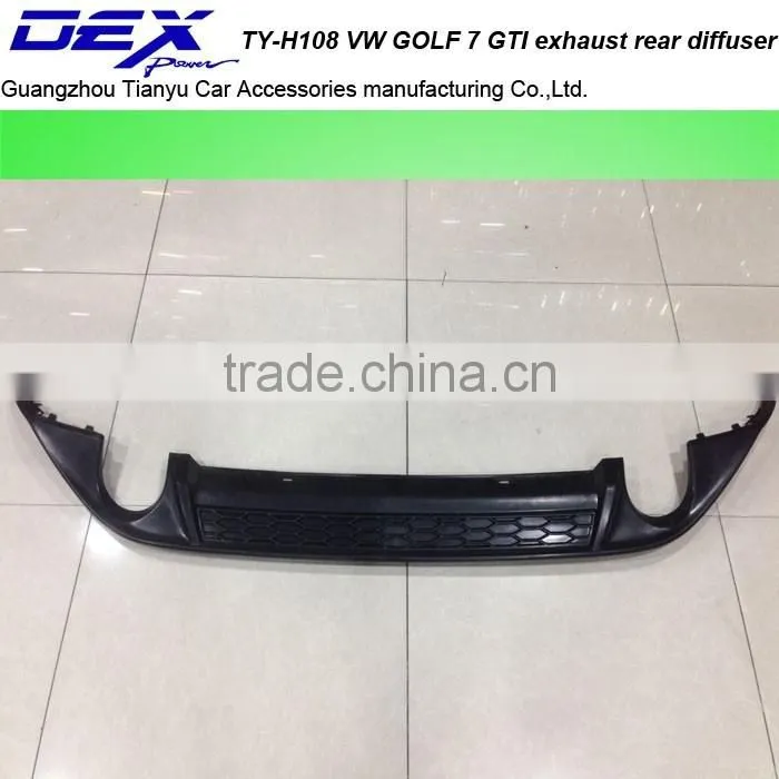 Fit For V~W GOLF 7 GTI Rear Bumper Diffuser New Exhaust Products