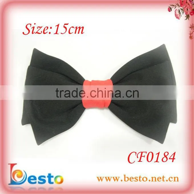 CF0186 Christmas vintage cute adult large hair clip bow