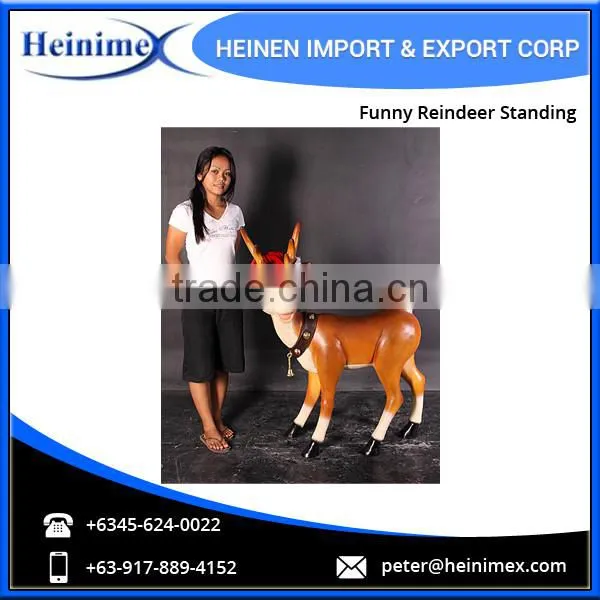 Factory Direct Sale Funny Reindeer Standing