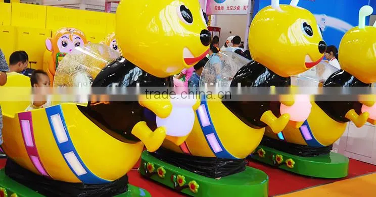 Water gun shooting game kiddie ride video swing game machine for hot sale