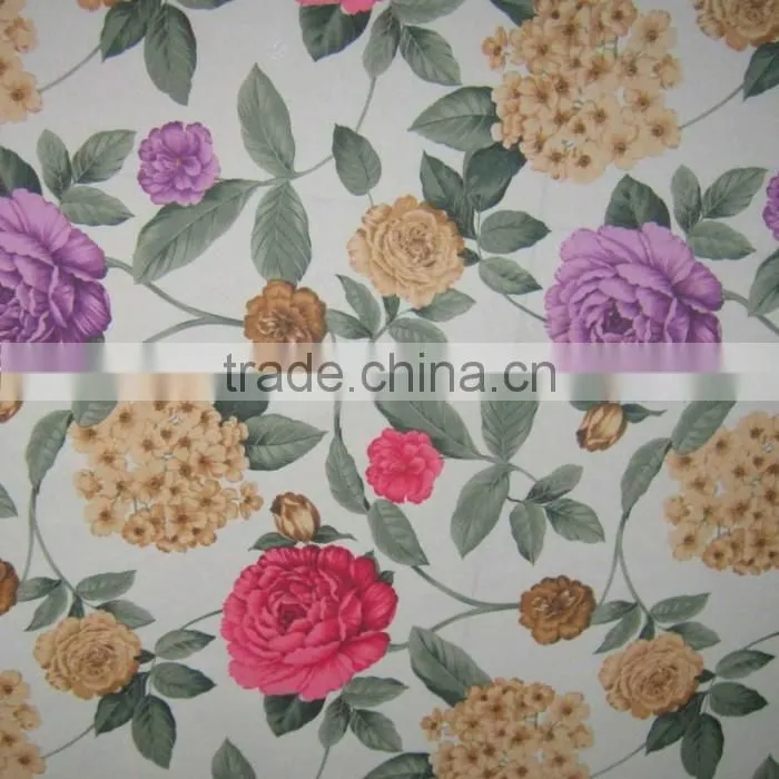 100% polyester microfiber printed brushed fabric home textile fabric