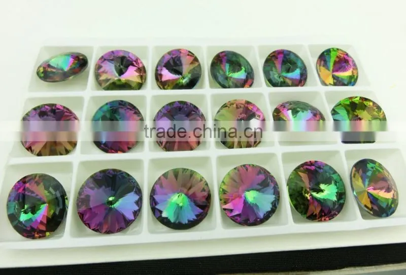 Jet Hematite Glass Bead Sew On Crystal Garment Button Rhinestones In Bulk