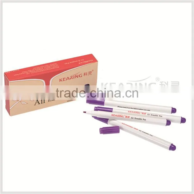 Shanghai Kearing Dual Tips Pen With 1.0mm Air Erasable Marker and Eraser Marker For Marking On Sewn Fabric