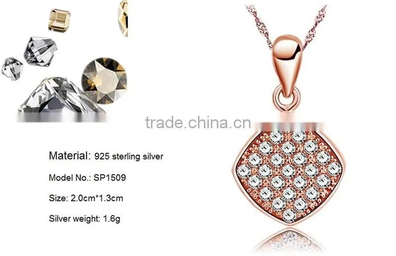Christmas gift pendant 925 Sterling Silver Pendant Necklace wholesale 2016