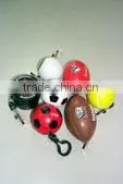 logo printed rain poncho ball keychain