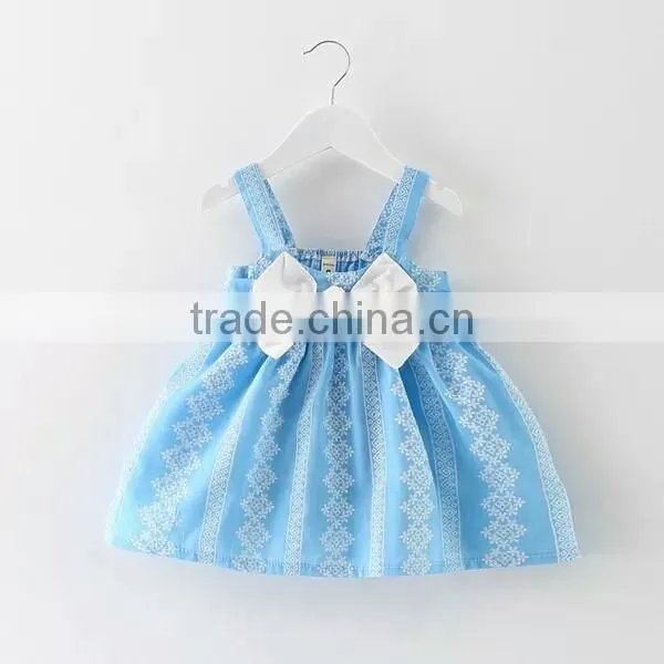 Names of OEM fashion design small girls dress with big bowknot appliqued kids fashion clothes games