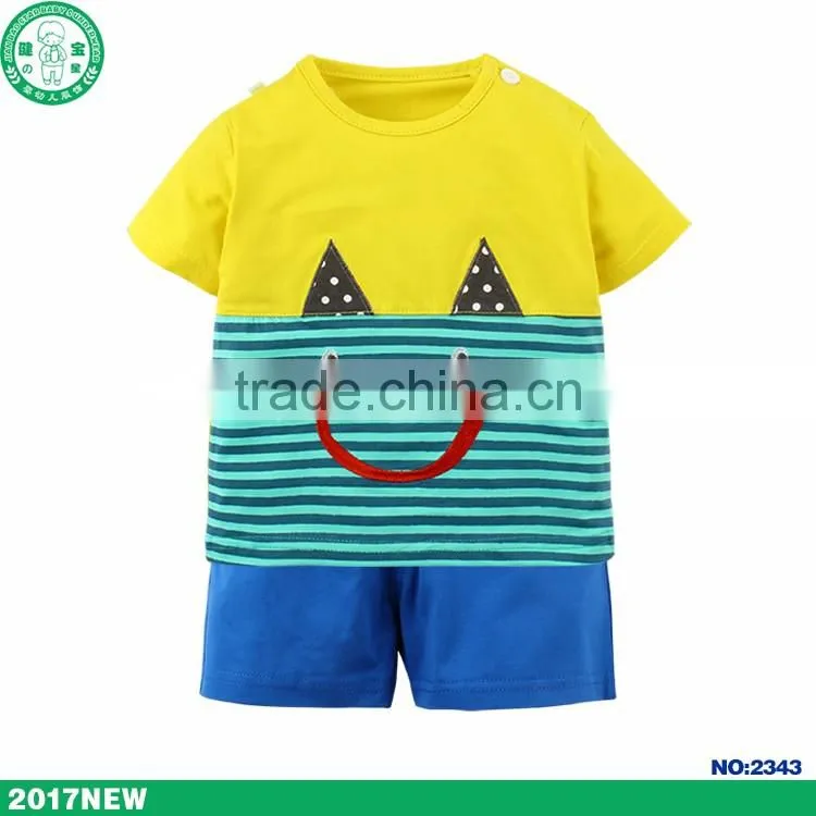 2017 new arrival hot selling children clothes for summer with OEM Service