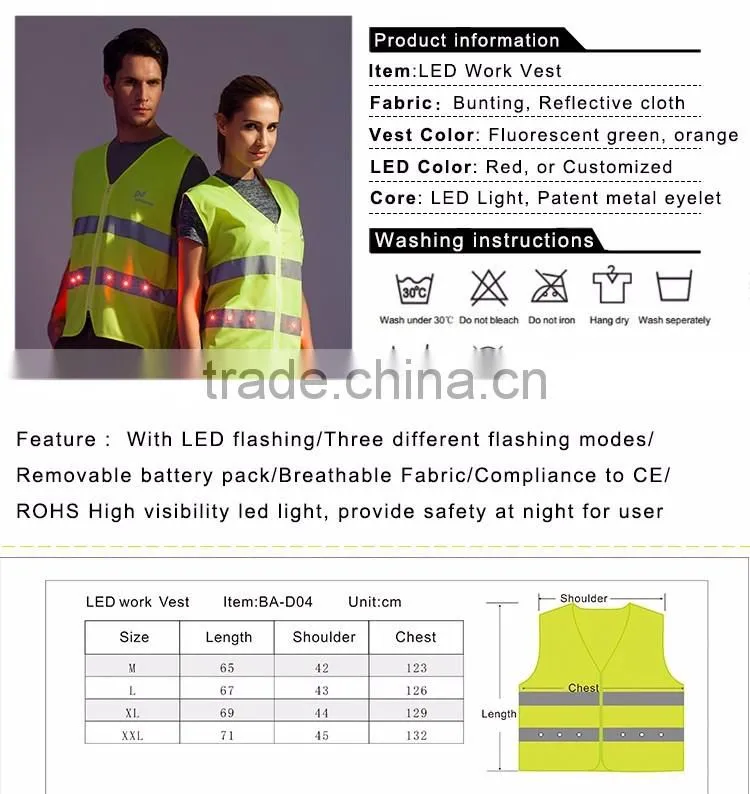 Breathable yellow workwear work tool vest for construction workers