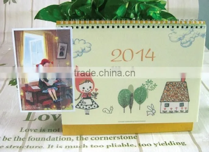 High Quality 2014 Calendar Desk Calendar/Calendar Printing