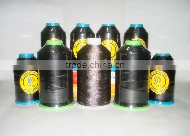 Superb High Tenacity Filament Polyester Thread / 100% Polyester Sewing Thread Supplier
