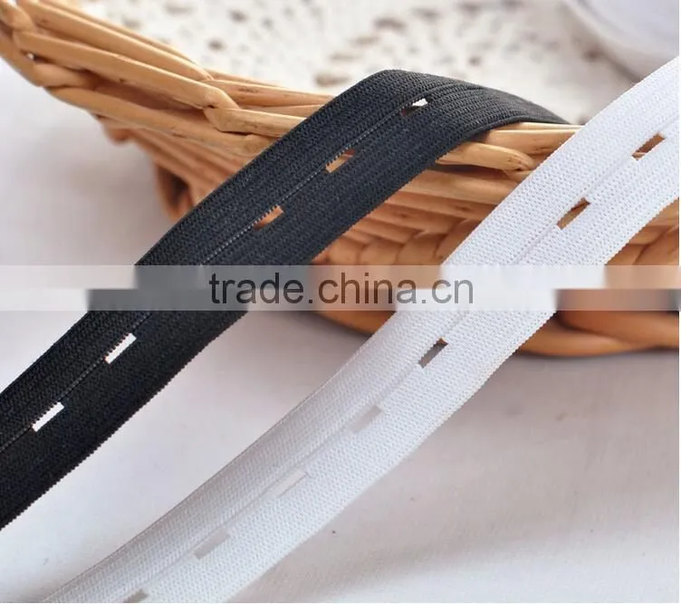 custom elastic band with holes knitted elastic bands underwear