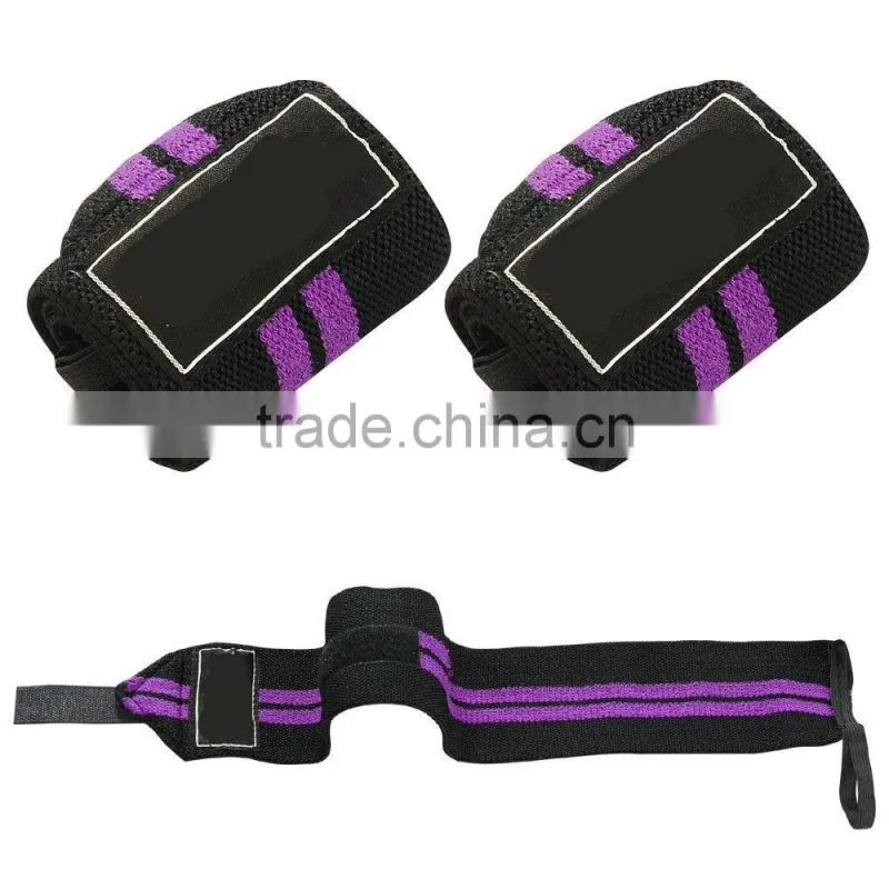 Black & Grey Weight Lifting Wrist Wraps /Fitness Training Hand Bar Wrist Wraps