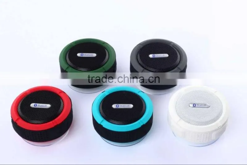 Waterproof and Shockproof Bluetooth Wireless FM Stereo Speaker For iPhone SmartPhone Tablet PC