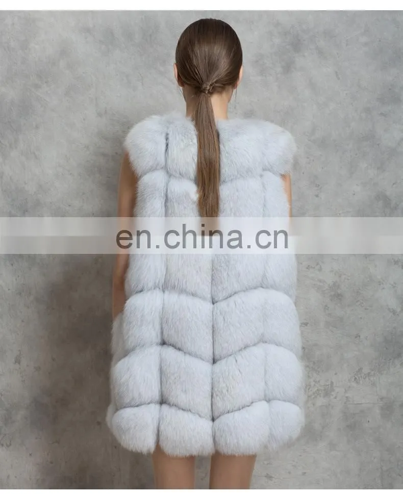 Latest design faux mink coat fox fur coat woman