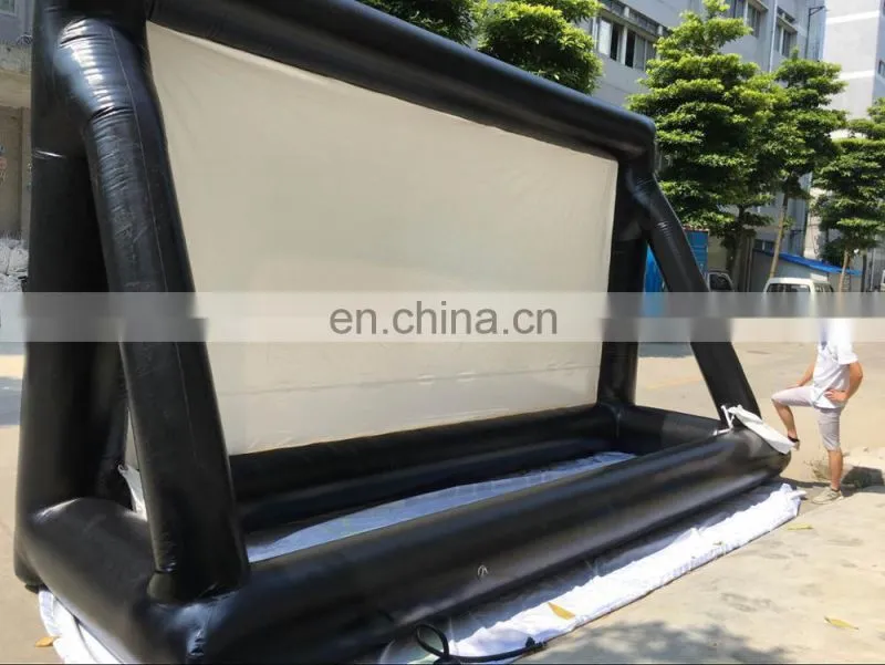 30ft outdoor big inflatable movie screen used outdoor projection advertising TV screen for sale