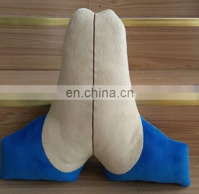 china manufacturer promotional fashion funny emoji plush pillow with legs and arms
