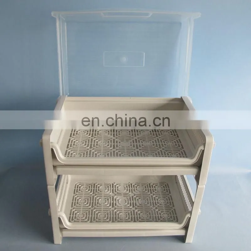 2014 new product fashion 2-layer dish rack