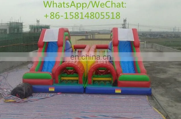 Outdoor Amusement Park Fun Land Inflatable Fun City CE Commercial Sale In Stock