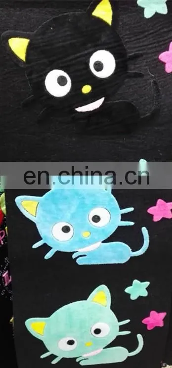 Cute Rhinestone Chenille Hot Fix Motif Embroidered Patches