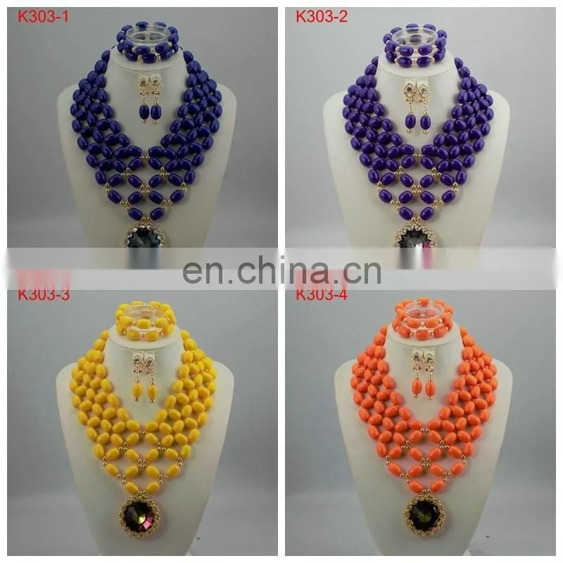 2016 cheap beads jewelry set include necklace earrings bracelet | gorgeous big jewelries set