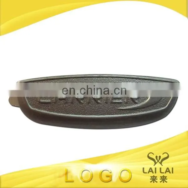 Engraveable tag custom design metal name tag with logo for bag
