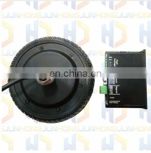 ETECH 24V 36V 6 inch (6.5 inch) built-in encoder hub motor, robot wheel hub motor, AGV servo hub motor with driver