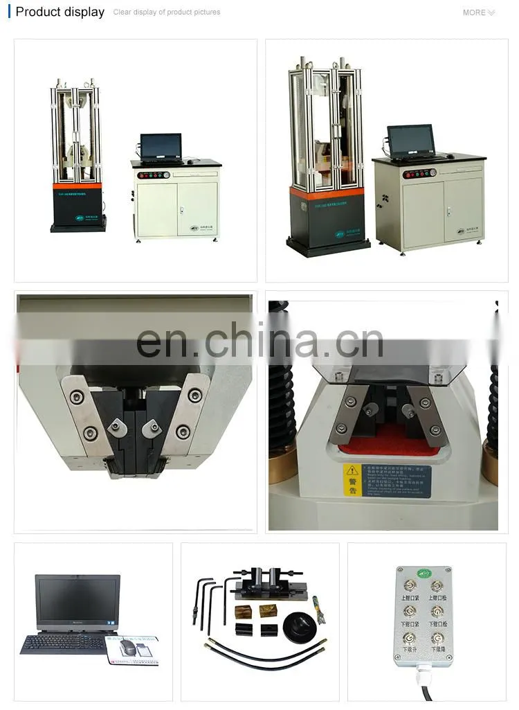 heavy weight electronic fastener universal tensile testing machine for wire materials