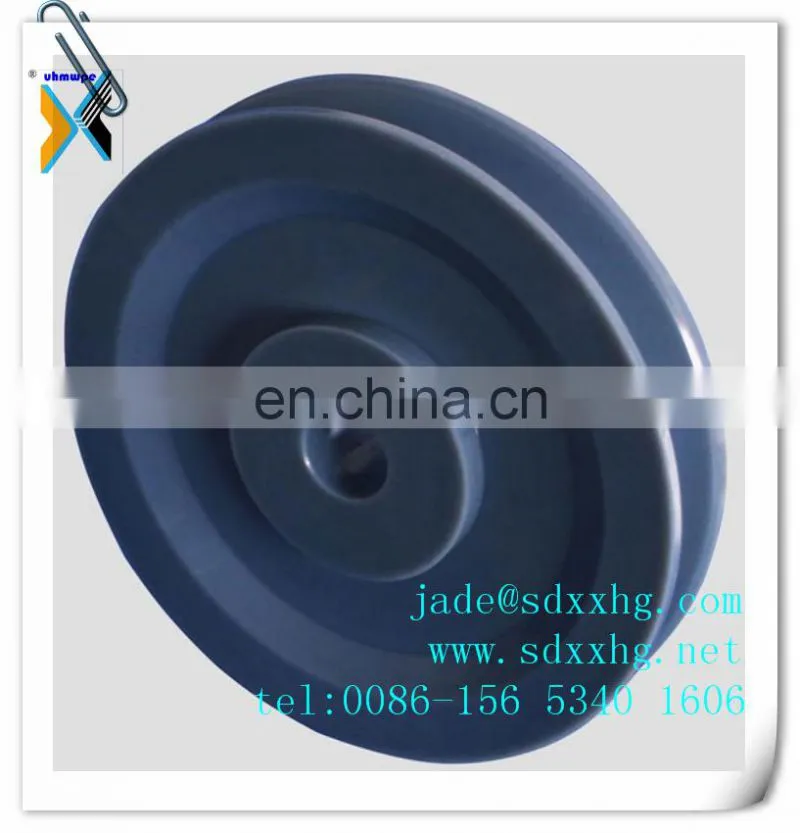 Practical high precision wear resistant plastic uhmwpe wheels plastic roller